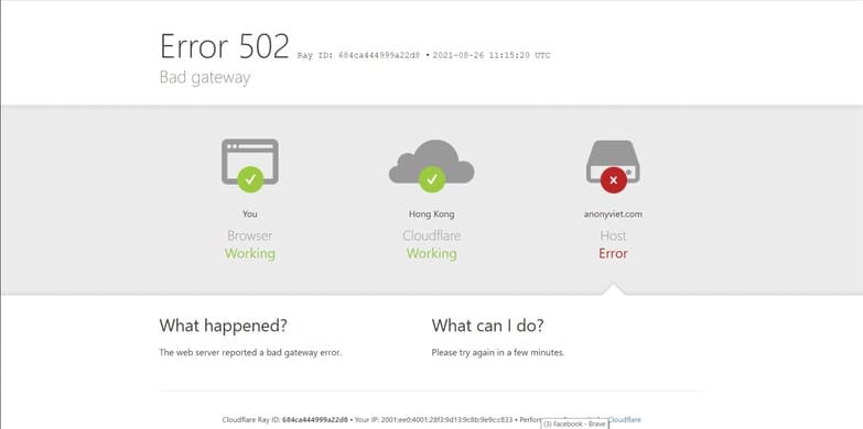 Cách DDoS Layer 7 bằng Overload thử sức chịu tải của Website 10 Error 502 wordpress