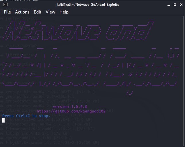 Cách dùng Netwave-GoAhead Exploit khai thác lỗ hổng Camera an ninh 16 Chạy Tool