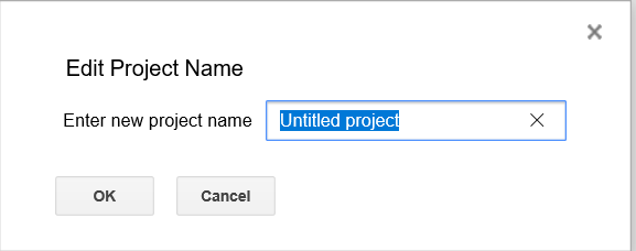 Run Function dialog