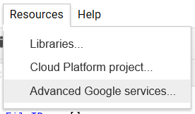 Advanced Google Services