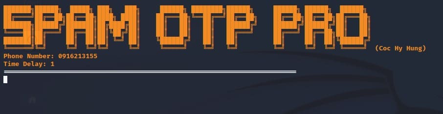 Spam SMS OTP